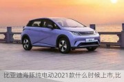 比亚迪海豚纯电动2021款什么时候上市,比亚迪海豚什么时候换代