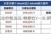 特斯拉回收价格高吗-特斯拉Y一年车回收价格