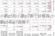 小鹏p5和小鹏p7哪个好推荐,小鹏p5和p7选哪个