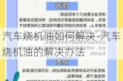 汽车烧机油如何解决-汽车烧机油的解决办法