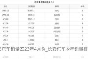 长安汽车销量2023年4月份_长安汽车今年销量排行榜