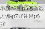 小鹏p7和p5怎么选,小鹏p7好还是p5好