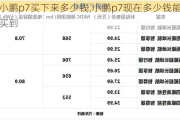 小鹏p7买下来多少钱,小鹏p7现在多少钱能买到