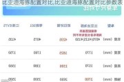 比亚迪海豚配置对比,比亚迪海豚配置对比参数表