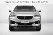 suv是什么汽车的缩写-SUV是什么汽车