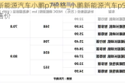 新能源汽车小鹏p7价格_小鹏新能源汽车p5售价