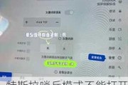 特斯拉哨兵模式不能打开什么原因呢-特斯拉哨兵模式不能打开什么原因