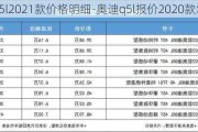 奥迪q5l2021款价格明细-奥迪q5l报价2020款怎么样