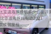 比亚迪海豚续航多少公里评测,比亚迪海豚纯电动2021款续航里程