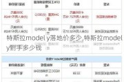 特斯拉model y落地价多少,特斯拉model y到手多少钱