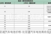 比亚迪汽车电池价格-比亚迪汽车电池寿命及价格