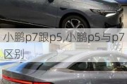 小鹏p7跟p5,小鹏p5与p7区别