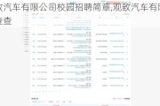 观致汽车有限公司校园招聘简章,观致汽车有限公司企查查