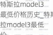 特斯拉model3最低价格历史_特斯拉model3最低价