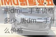 唐dmi二手车价格多少_唐dm二手什么价格