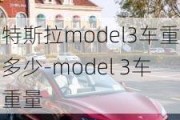 特斯拉model3车重多少-model 3车重量