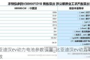 比亚迪汉ev动力电池参数设置_比亚迪汉ev动力电池参数