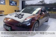 特斯拉model 3音响效果怎么样,特斯拉model3音响好吗