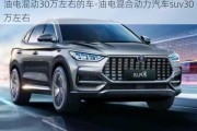 油电混动30万左右的车-油电混合动力汽车suv30万左右