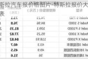 特斯拉汽车报价格图片-特斯拉报价大全价格表