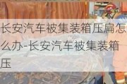 长安汽车被集装箱压扁怎么办-长安汽车被集装箱压