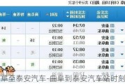 曲阜至泰安汽车-曲阜到泰安汽车站时刻表