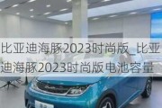 比亚迪海豚2023时尚版_比亚迪海豚2023时尚版电池容量