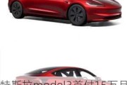 特斯拉model3首付15万月供多少,特斯拉model 3首付15%