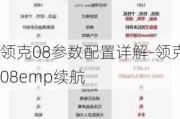 领克08参数配置详解-领克08emp续航