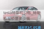 tesla特斯拉价格_特斯拉报价是多少钱