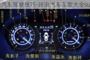 新浪汽车驾驶技巧-新浪汽车车型大全suv