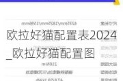 欧拉好猫配置表2024_欧拉好猫配置图