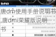 唐dm使用手册说明书,唐dmi荣耀版说明书