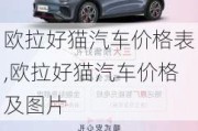 欧拉好猫汽车价格表,欧拉好猫汽车价格及图片