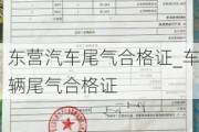 东营汽车尾气合格证_车辆尾气合格证