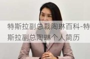 特斯拉副总裁陶琳百科-特斯拉副总陶琳个人简历