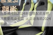 比亚迪海鸥2024新款高配皮座椅,还需要用座套吗-比亚迪海鸥2024新款