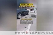 特斯拉失控撞树,特斯拉失控连撞2车