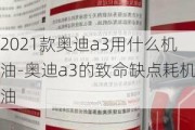 2021款奥迪a3用什么机油-奥迪a3的致命缺点耗机油