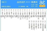 金华汽车城坐几路公交车能到-金华汽车城地图