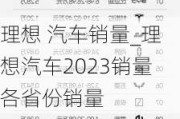 理想 汽车销量_理想汽车2023销量各省份销量