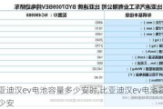 比亚迪汉ev电池容量多少安时,比亚迪汉ev电池容量多少安