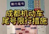 成都汽车限号范围及时间-成都汽车限号范围及时间表