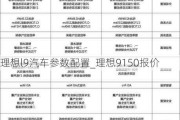 理想l9汽车参数配置_理想9150报价