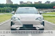 比亚迪宋suv纯电动车2023,比亚迪宋suv纯电动车