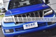 中国恒天汽车4600-中国恒天汽车报价