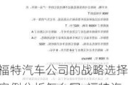 福特汽车公司的战略选择案例分析怎么写_福特汽车公司的战略选择案例分析