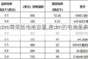 唐dmi尊荣版电池容量,唐dm的电池是多少安