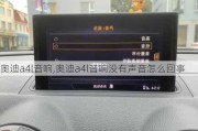 奥迪a4l音响,奥迪a4l音响没有声音怎么回事