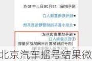 北京汽车摇号结果微信通知怎么查询-北京汽车摇号结果如何查询